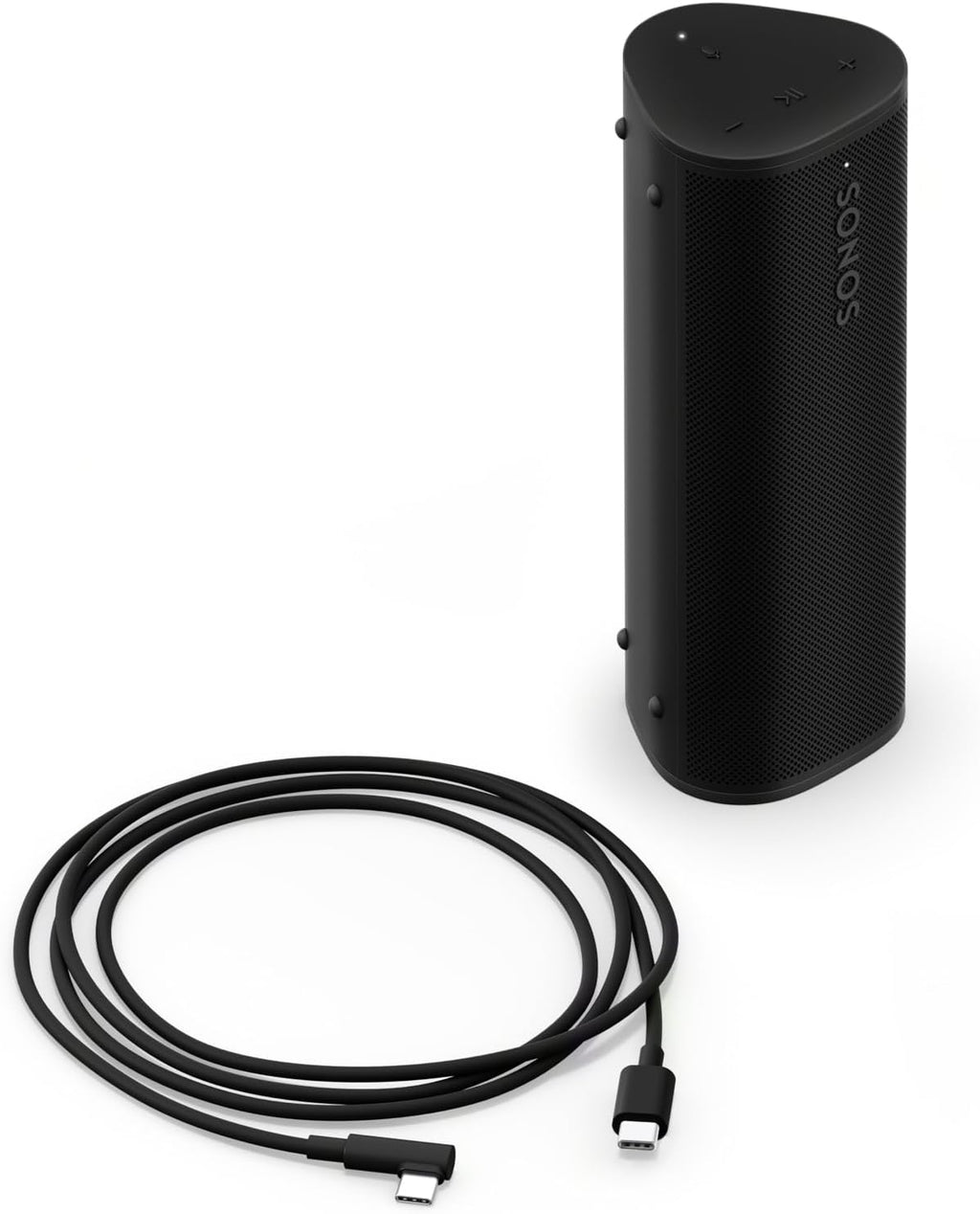Sonos Roam 2 | Altavoz más ligero, portátil y resistente al agua con Bluetooth, Wi-Fi, al menos 10 horas de autonomía y control por voz para interiores y exteriores - Blanco