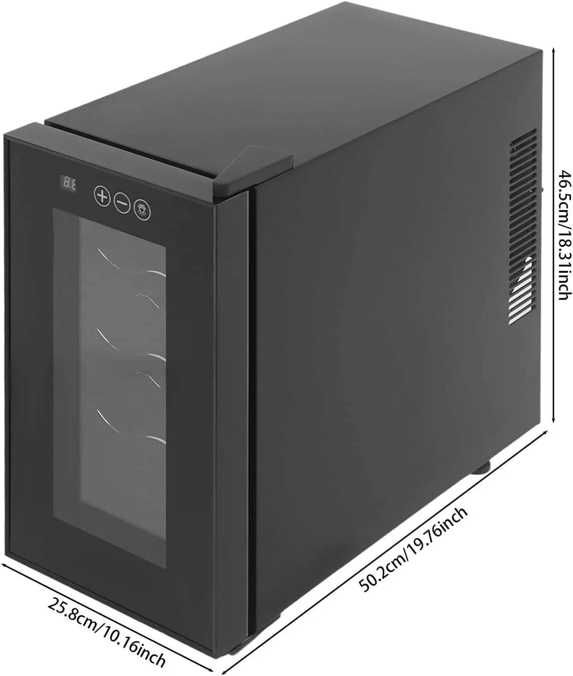 Chłodziarka do wina, 23 l, termoelektryczna lodówka na napoje
