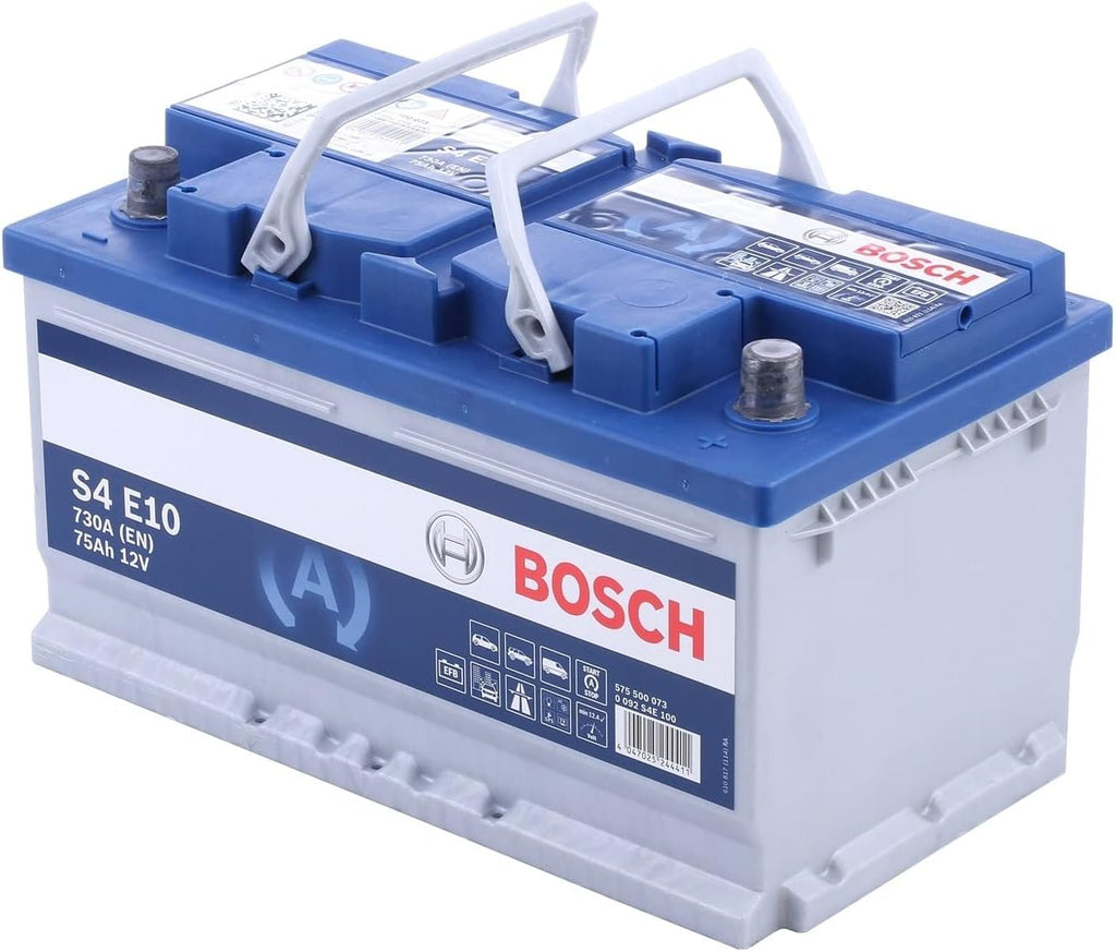 Bosch S4E10 - Batería de coche - 75 A/h - 730 A - Tecnología EFB - adecuada para vehículos con Start/Stop