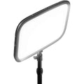 Panel LED de iluminación de estudio de 2800 lúmenes con temperatura de color ajustable de 2900-7000 K, control por aplicación y abrazadera de mesa para streaming y videoconferencias