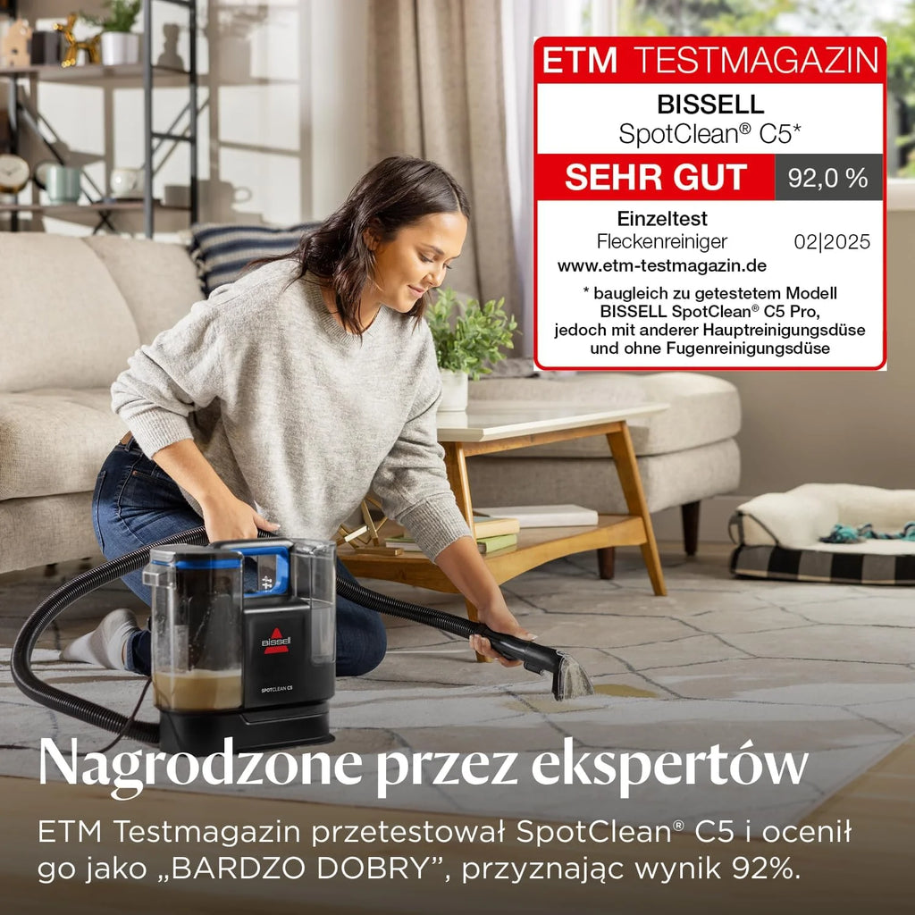 BISSELL SpotClean C5 Odkurzacz Piorący do Tapicerki 400W 3861N