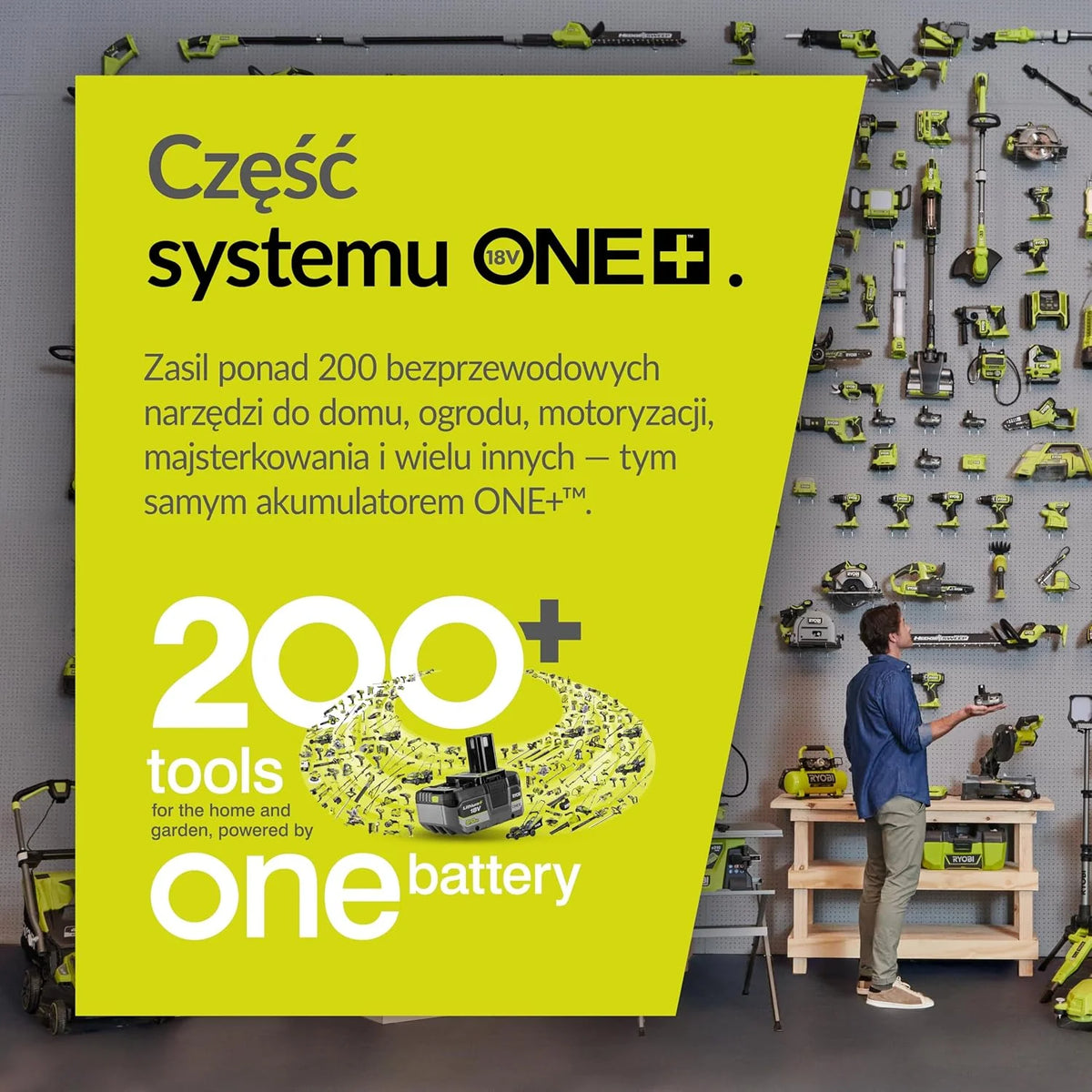 Ryobi Bezszczotkowa Dmuchawa Odkurzacz 18 V, OVB18, Model bez Akumulatora i Ładowarki