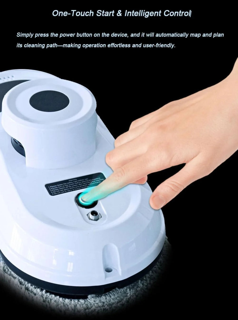 robot do czyszczenia okien, automatyczna myjka do okienne z Wzmocniona lina zabezpieczająca, Cicha praca, Zabezpieczenie przed upadkiem robot do czyszczenia okien do szyby, płytki