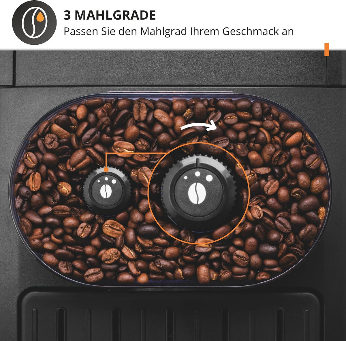 Cafetera superautomática EA810870 1,8L 1450W con boquilla de espuma de leche, función para 2 tazas y sistema Thermoblock