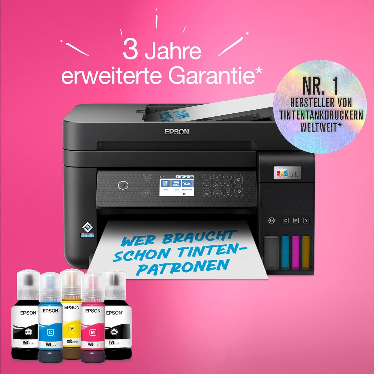 Impresora multifunción de inyección de tinta Epson EcoTank ET-4800 A4 con Wi-Fi, incluye tinta para hasta 3 años
