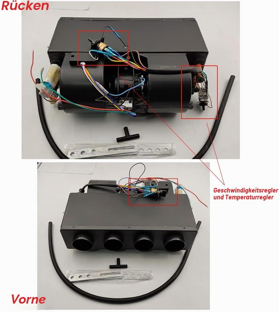 Aire acondicionado universal Gouku, 12 V, solo función de refrigeración, ajuste universal, furgoneta, taxi, autocaravanas, camión, eléctrico, CA, ahorro de energía, negro