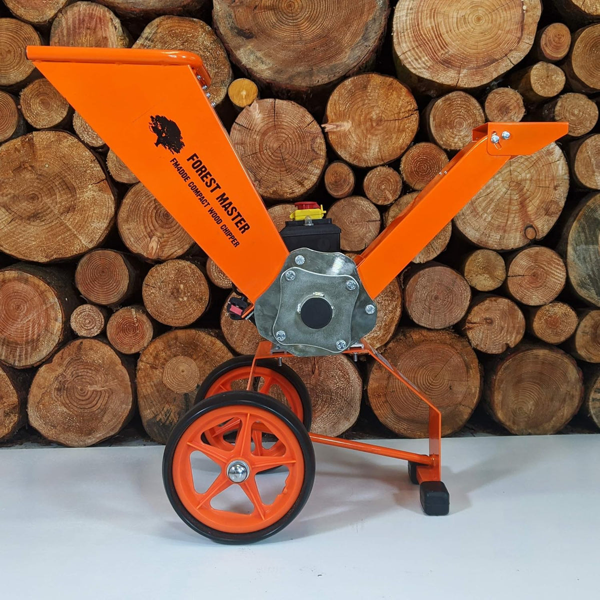 Trituradora Forest Master 2800 vatios 4 CV AST para hojas y madera, trituradora de jardín, biotrituradora eléctrica