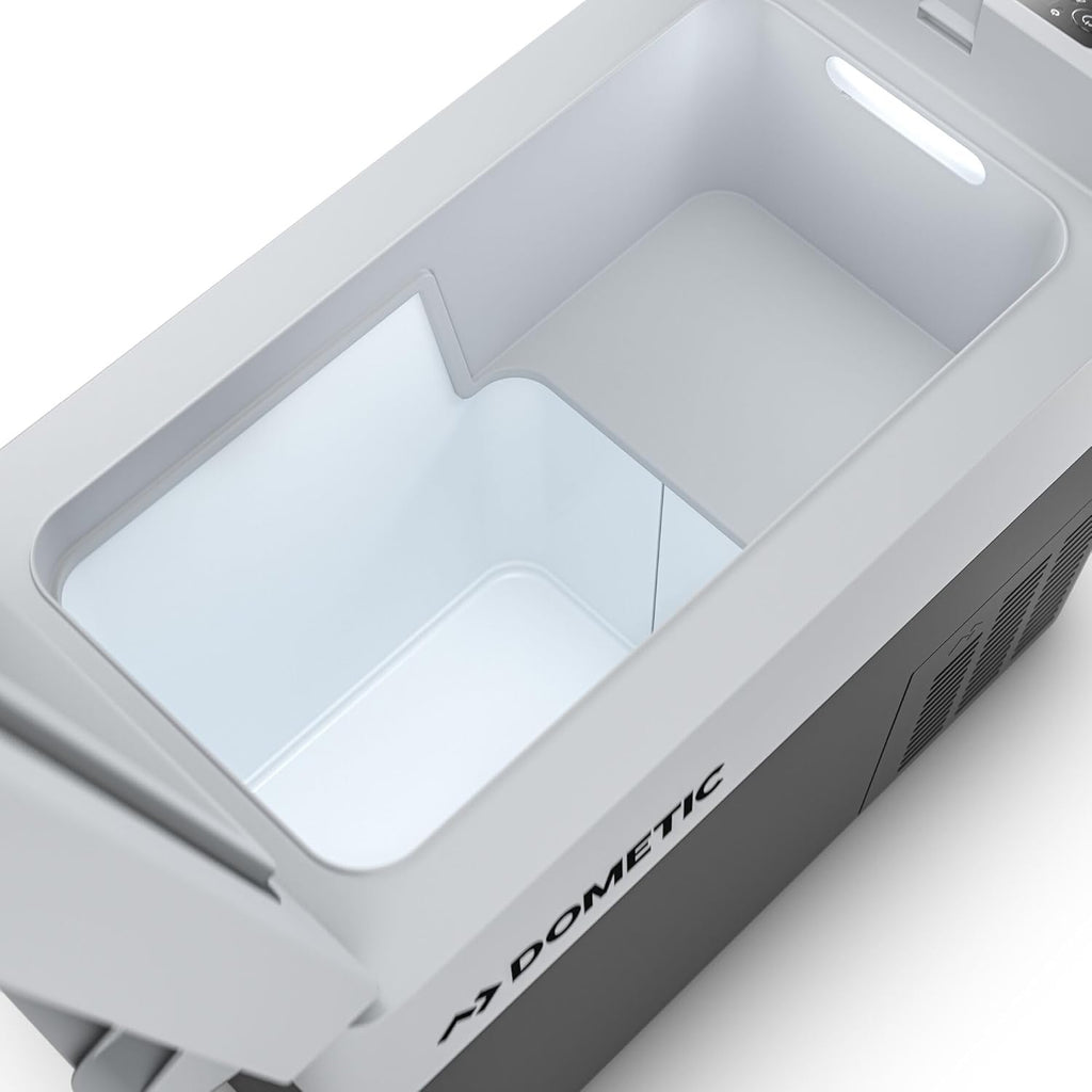 Nevera de compresor DOMETIC CFF20 21 L – 12/24 V y 100–240 V – Nevera y congelador eléctrico para coche, autocaravana, camping, camión y barco – Rango de temperatura de +20 °C a –18 °C
