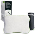 Almohada cervical ergonómica 60x40 cm, altura ajustable 6–13 cm, de espuma viscoelástica, para quienes duermen de lado, boca arriba y boca abajo, con funda lavable y bolsa de viaje