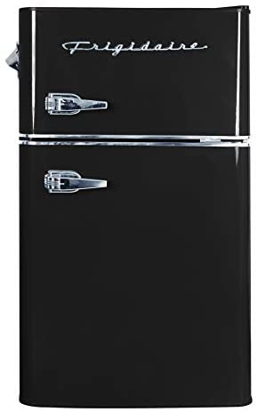 Frigidaire EFR840-RED Mini refrigerador retro de 3.2 pies cúbicos, color rojo, 2 puertas, con destapador lateral