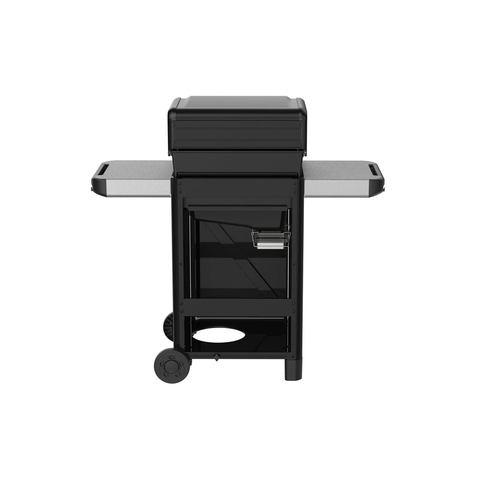 Barbacoa de gas Weber Spirit E310, 3 quemadores, encendido SnapJet, ruedas, rejilla de calentamiento, superficie de cocción de 51x46 cm, negro y plateado
