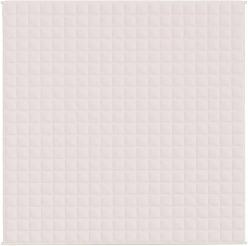Koc obciążeniowy 200 x 200 cm 9 kg jasnokremowy