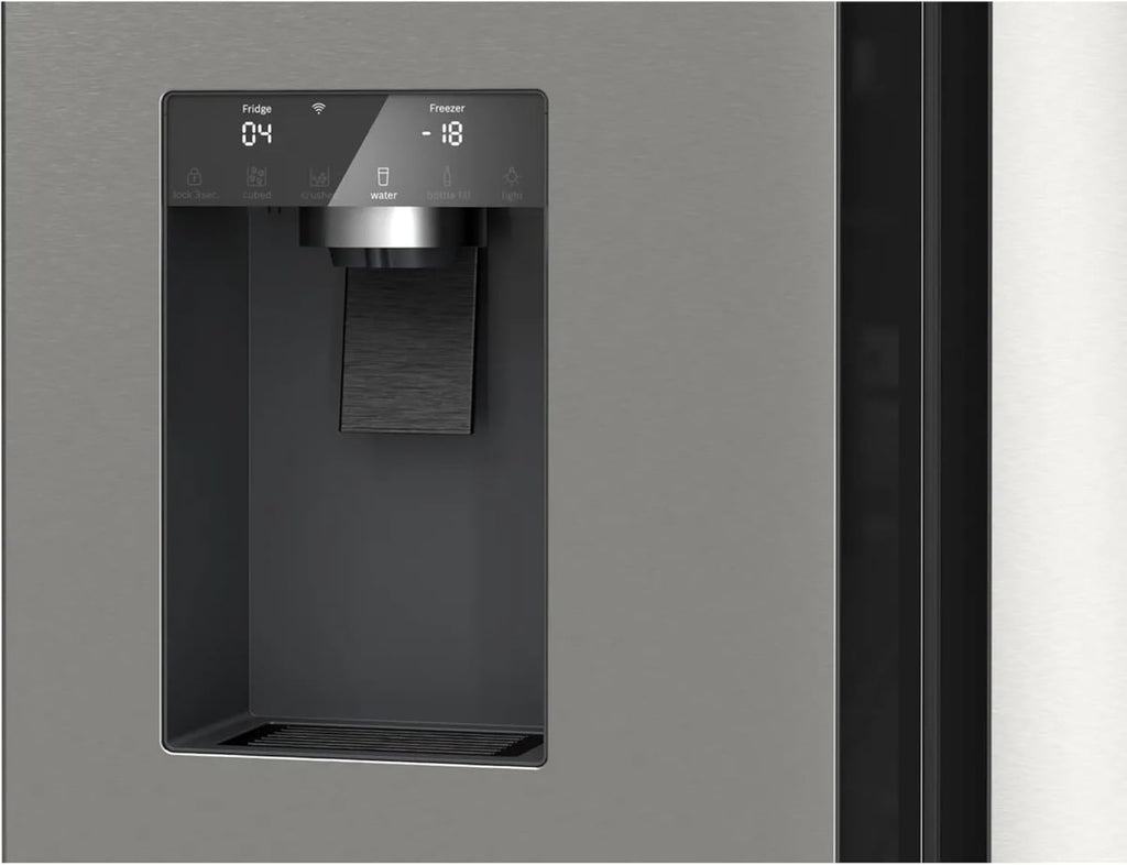 Bosch KFD96APEA, Serie 6, Frigorífico americano, Independiente, 183 x 90,5 cm, 574 L, Inox