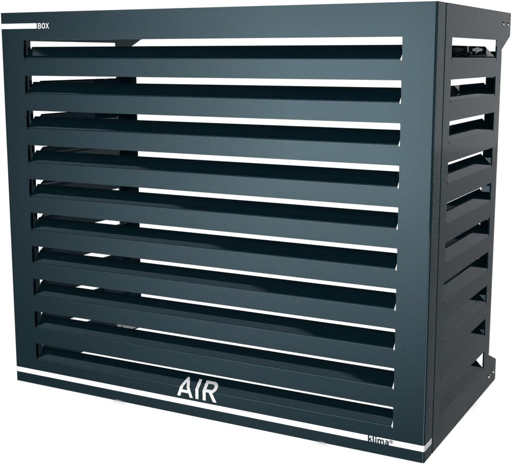Cubierta para aire acondicionado Box Air - Carcasa insonorizante para bomba de calor - Rejilla protectora - Revestimiento para unidad exterior de aire acondicionado - Para aires acondicionados y bombas de calor - Cubierta protectora robusta