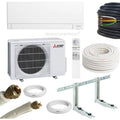 Climaconveniente - Aire Acondicionado Mitsubishi con Kit de Instalación de 7 Metros – Mono-split 18000 Btu – 5 Kw MSZ-AY50VGKP MUZ-AY50VG, A+++, Aire Acondicionado
