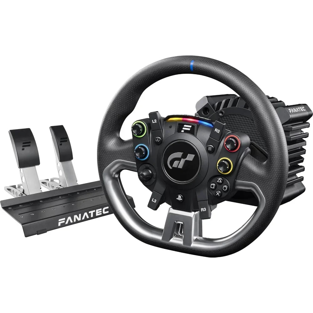 Conjunto de volante Sim Racing Direct Drive 5 Nm, base de volante GT DD Pro, pedales, compatible con PlayStation PS5, PS4 y PC