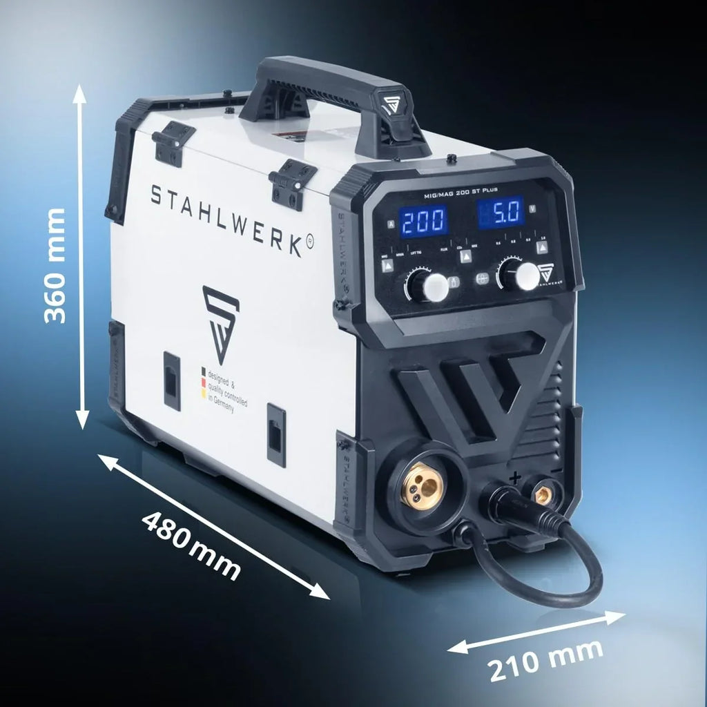 Soldadora de gas protector MIG MAG 200 ST 200 A inversor IGBT alimentación de alambre sinérgica FLUX Lift-TIG MMA