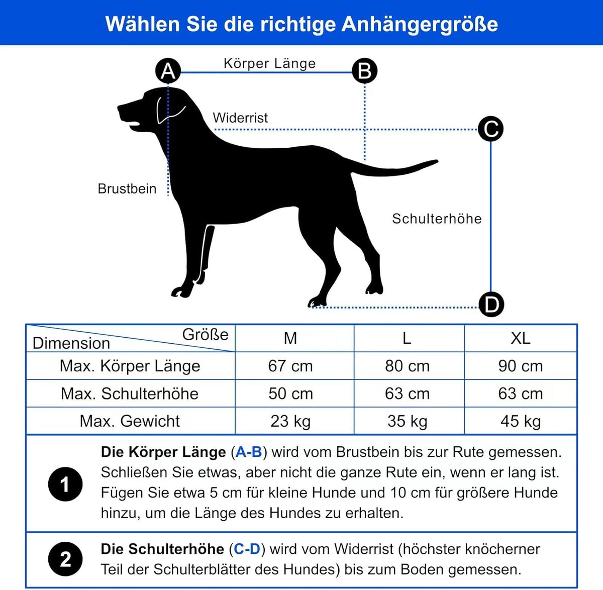 Doggyhut S-Line XL Remolque y cochecito para perros con suspensión 2 en 1, remolque de bicicleta para perros y jogger con suspensión hasta 45 kg