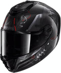 SHARK, Casco de moto integral Spartan RS Carbon Xbot Negro / Gris DAA, S
