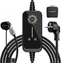 Oryxearth JATRHG Cargador EV de 3,6 kW Tipo 2 16 A, cable de 5 m, portátil y monofásico - Estación de carga para coches eléctricos (P1 3,6 kW 5 m)