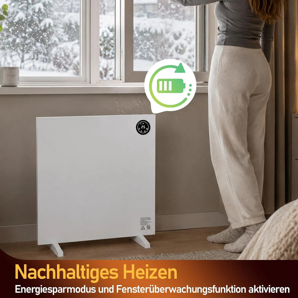 Ogrzewanie na podczerwień 750 W z termostatem i pilotem zdalnego