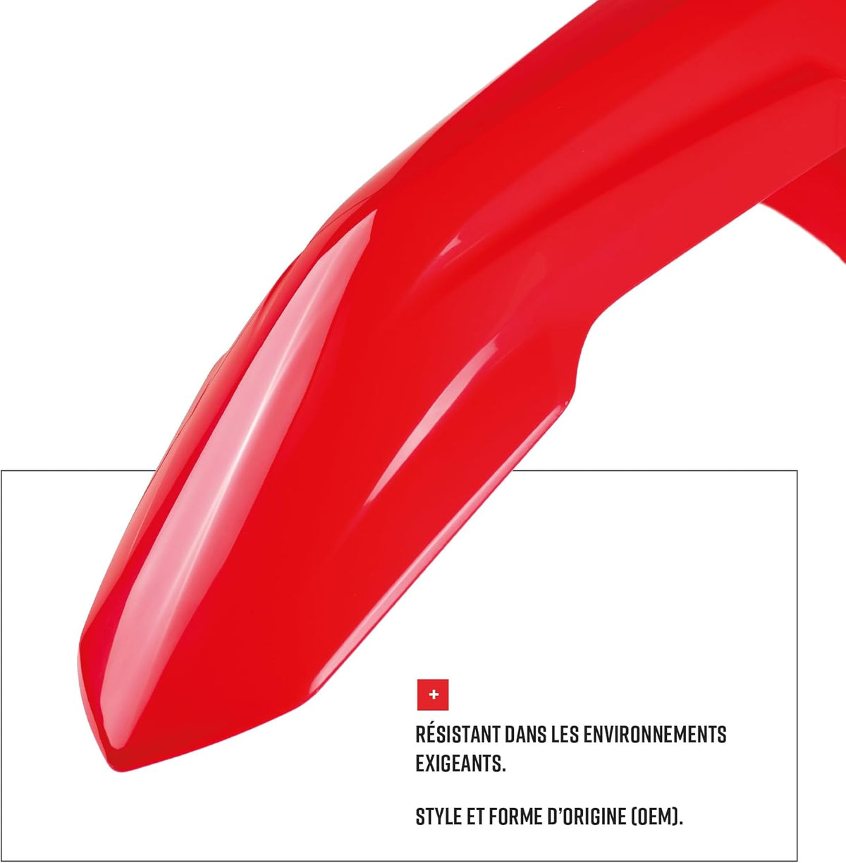 POLISPORT 91617 - Kit de restyling para Honda CRF 250R 22'-24' y CRF 450R 21'-24' – Calidad y durabilidad garantizadas, color rojo