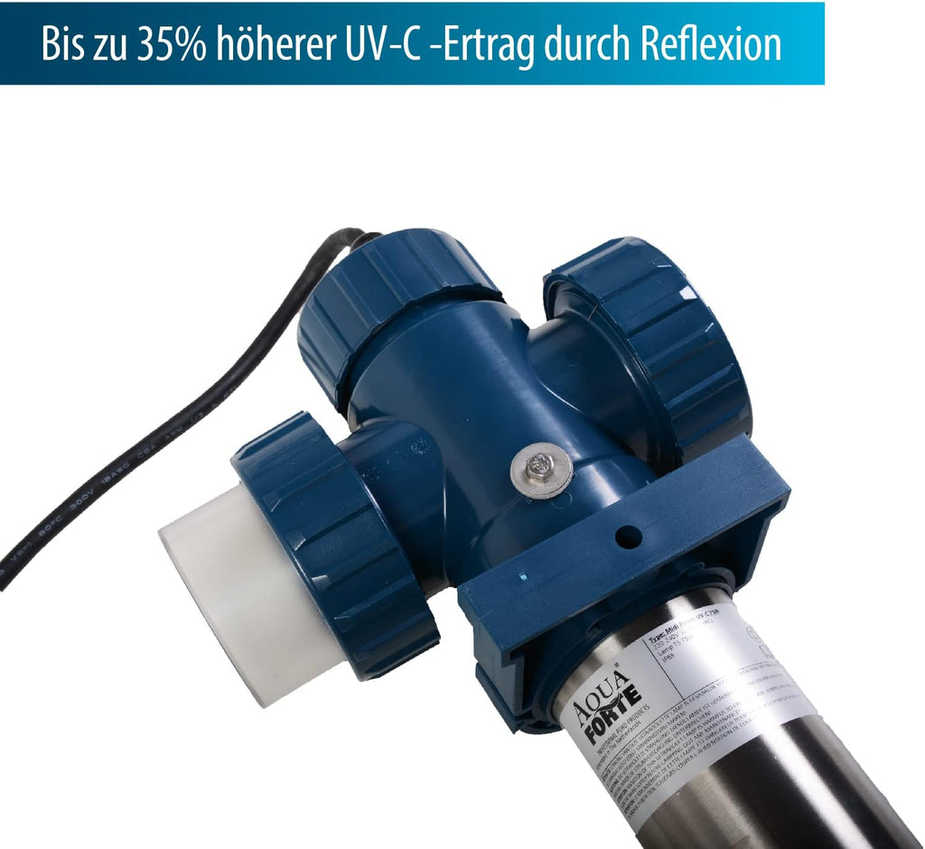 Bomba para filtro/estanque AquaForte DM-22.000 Vario S, 70-200W, altura de elevación 7,5m, regulable con controlador externo. Ideal como bomba para estanques o para arroyos/cascadas.