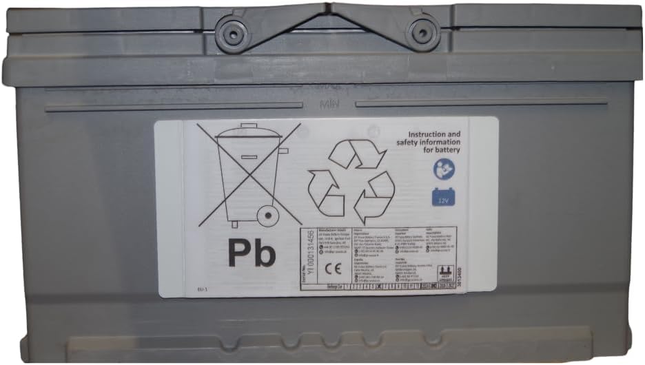 BATERÍA YUASA YBX5110 SILVER 12V 85Ah 800A