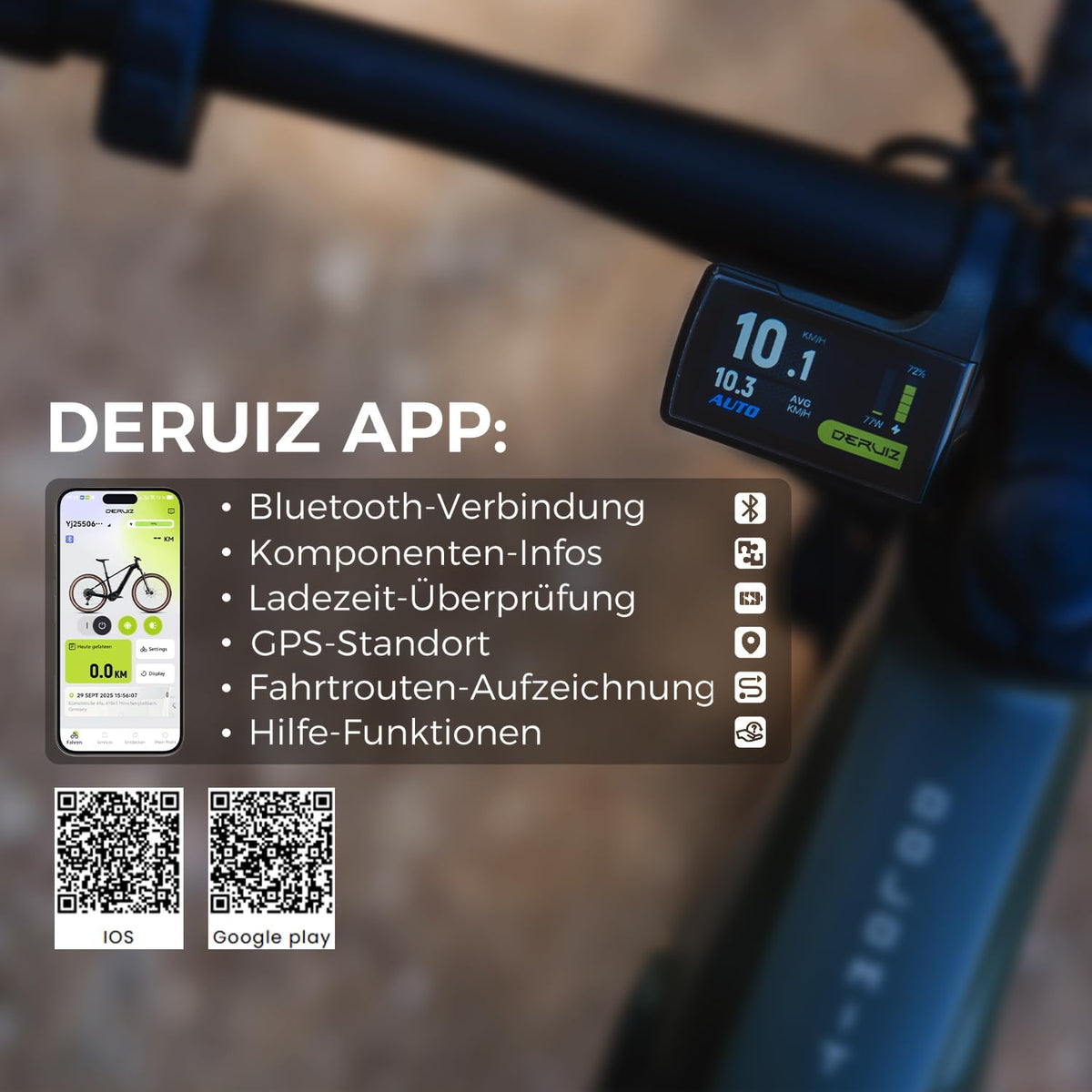 DERUIZ Dolomit E-Bike 29 pulgadas, bicicleta eléctrica para hombre y mujer con freno de disco hidráulico, motor central de 250 W y 110 Nm, batería de 48 V y 720 Wh, autonomía de hasta 180 km, bicicleta de montaña eléctrica todoterreno, 11 velocidades