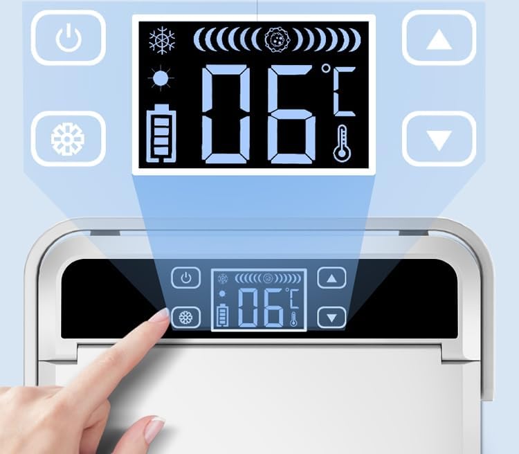 Incluye tres baterías - Nevera médica - Refrigerador portátil para medicamentos - Refrigerador para insulina