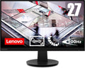 Lenovo N27q Monitor 27" QHD (IPS, 100Hz, 4ms, cable DP, HDMI) Ajuste pivotante - Negro