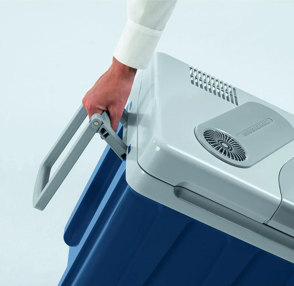 Nevera portátil eléctrica W40 39L termoeléctrica con ruedas, conexión 12V 24V 230V para coche, camping y ocio