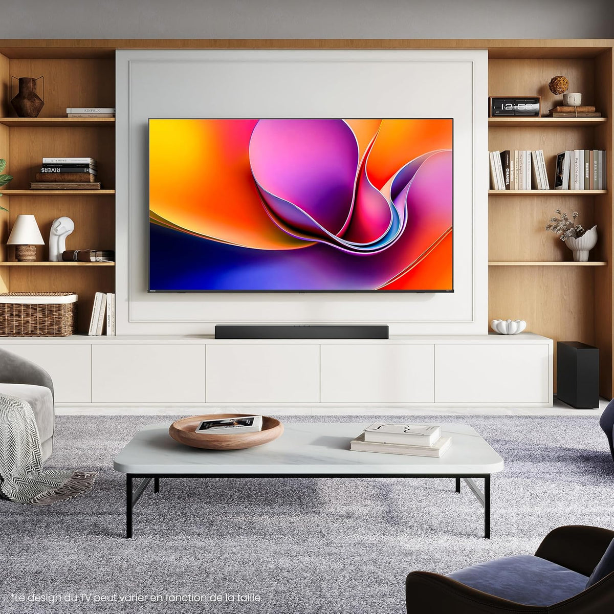 Hisense Smart TV 43 pulgadas 43A6Q 4K UHD Dolby Vision HDR VIDAA con Youtube, Netflix, Disney+, Channel + (Modelo 2025)