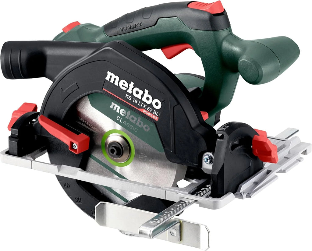 metabo KS 18 LTX 57 BL Akumulatorowa Pilarka Tarczowa, Silnik Brushless