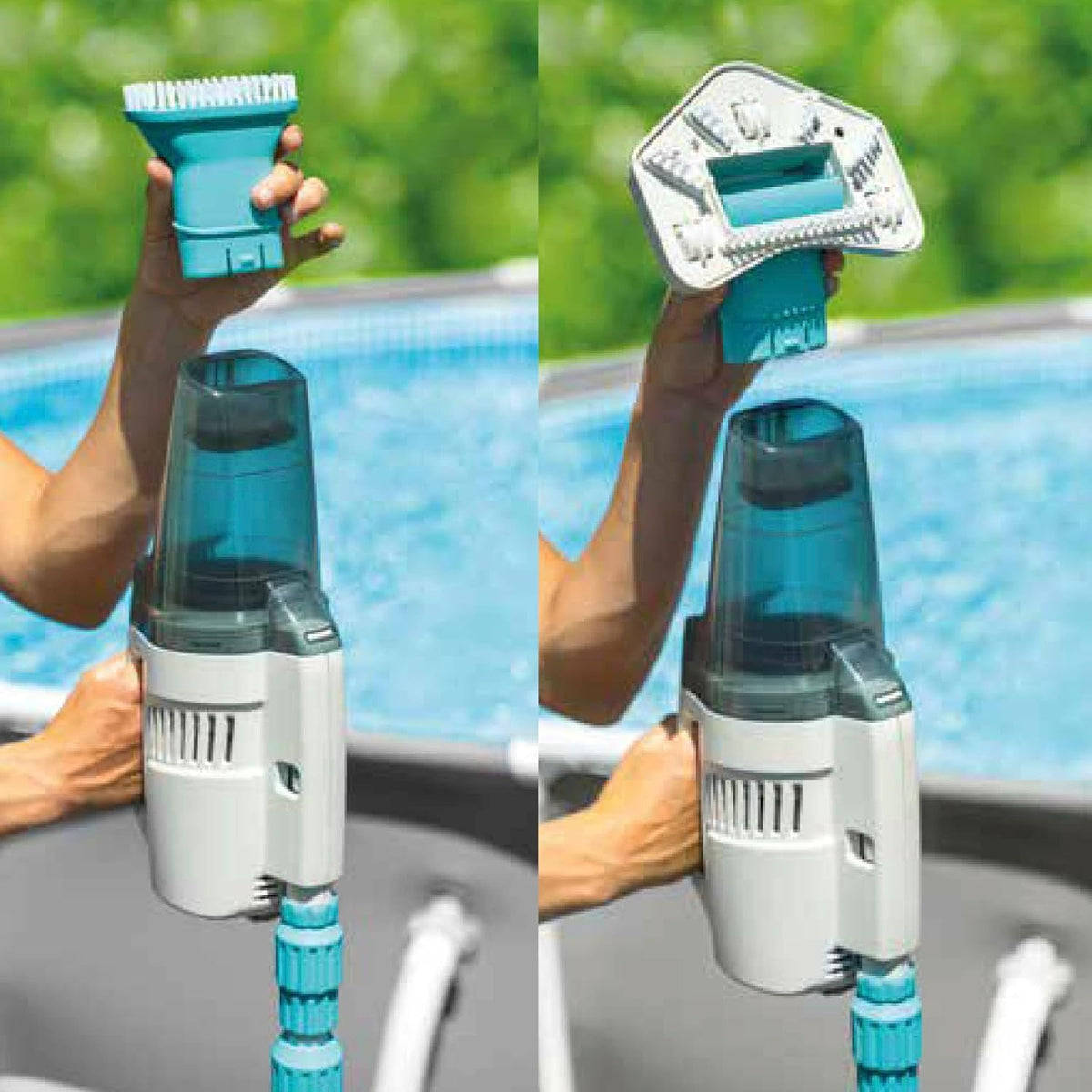 Aspiradora de piscina manual Intex con batería recargable, talla única, y kit de mantenimiento Pure Spa