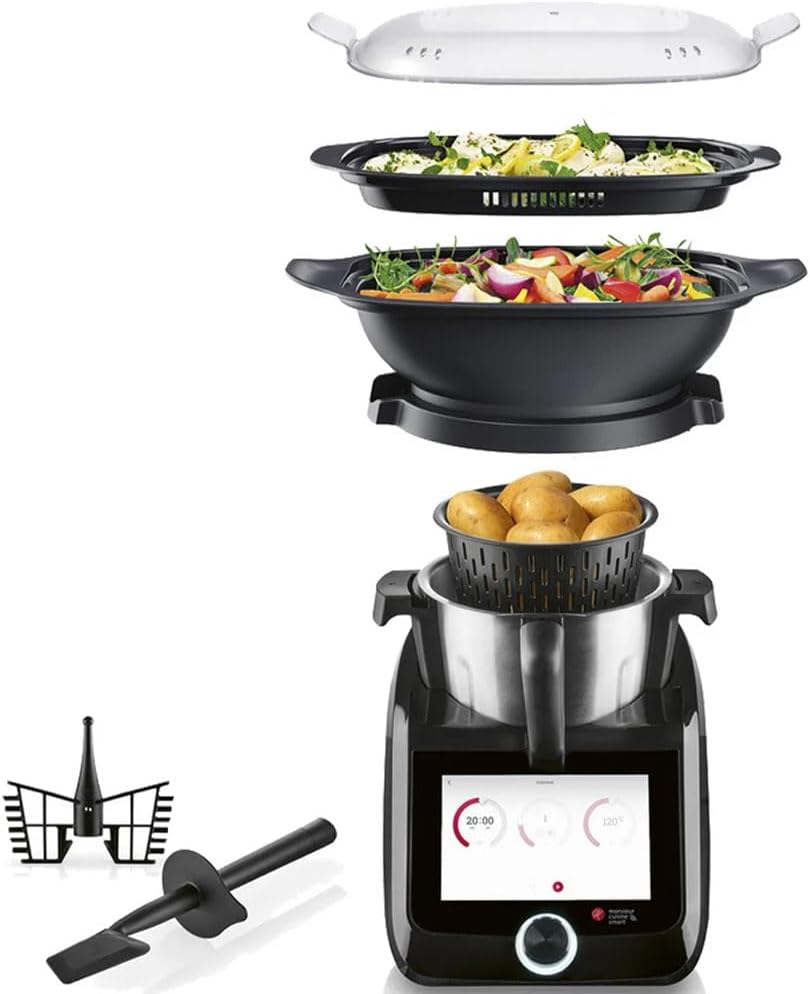 PSIDE SILVERCREST® Monsieur Cuisine Smart BLACK EDITION »SKMS 1200 B1«, 1200 W negro