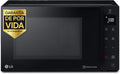 LG MH6535GIB - Microondas con grill, 1000 W, Smart Inverter, pantalla digital, color negro transparente, 1000 W, 25 l