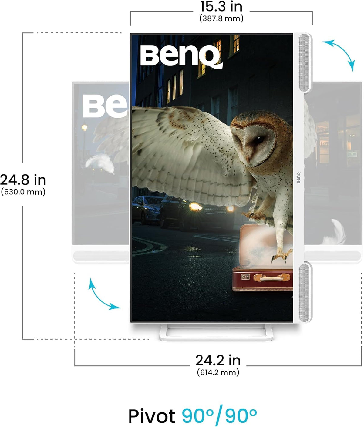 Monitor 4K BenQ EW2790U, 27", 3840x2160, 98% P3, tecnología exclusiva AI Contrast, altavoces 2.1 integrados con subwoofer, puerto USB-C, 3 puertos HDMI, diseño ergonómico, tecnología Eye Care
