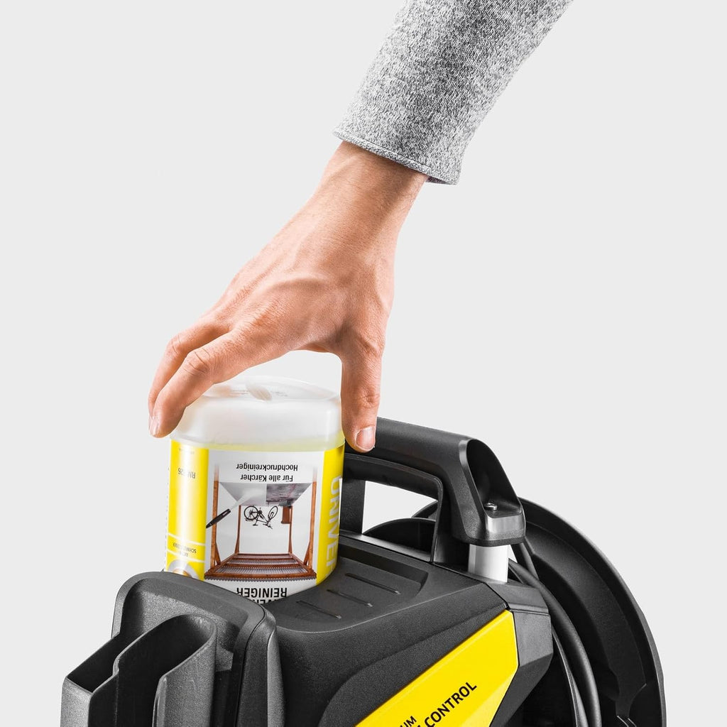 Limpiadora de alta presión Kärcher K 7 Premium Power Home Kit, presión: 180 bar, caudal: 600 l/h, rendimiento de superficie: 60 m²/h, potencia: 3000 W, enrollador de manguera, con pistola, boquilla turbo, lanza