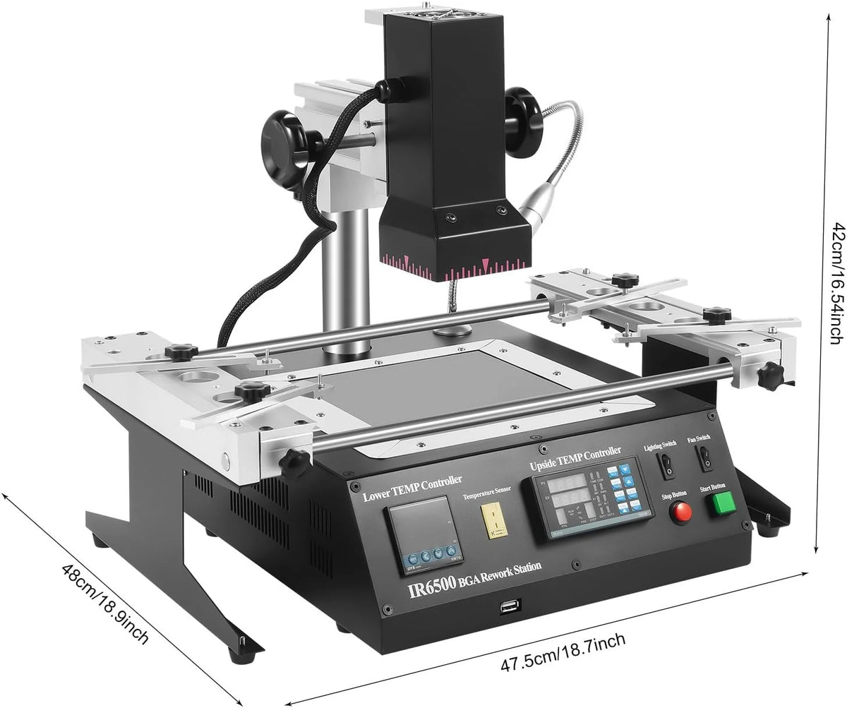 Stacja lutownicza IR6500 BGA 1250 W, stacja lutownicza na podczerwień, 220 V, spawarka, spawarka, spawarka, stacja robocza