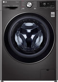 LG F4WV7080, Clase A, lavadora de carga frontal 8 kg, 1400 rpm, AI Direct Drive, Wi-Fi, limpieza profunda con vapor, gran capacidad, TRIPLE A, puerta exterior de cristal templado, 62 x 60 x 85 cm, blanco