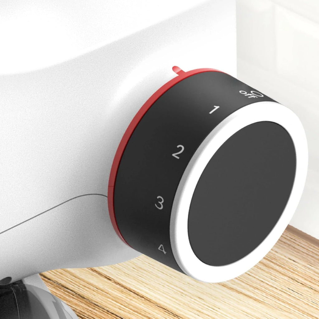 Bosch MUM2 wielofunkcyjny robot kuchenny, 700 W, maszynka do ubijania i wyrabiania ciast, mikser planetarny, hak do ciasta, duża misa ze stali nierdzewnej 3,8l z pokrywą, kolor biały, MUMS2EW00