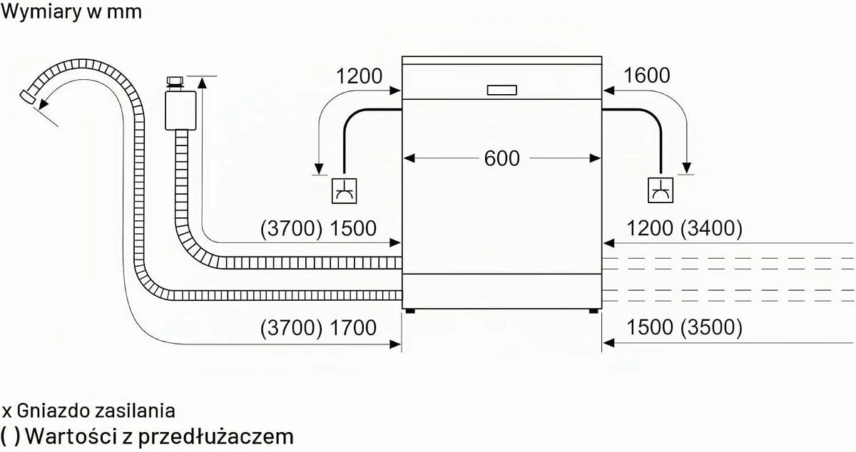 Bosch SMI4EVS08E seria 4 zmywarka do zabudowy z frontem Silver