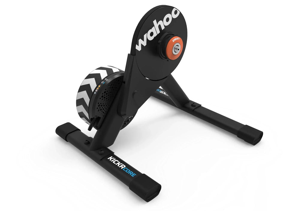 Entrenador de bicicleta para interiores KICKR CORE 2 con Zwift Cog y Click, 1800 W, Wi-Fi, resistencia electrónica, 20 ajustes