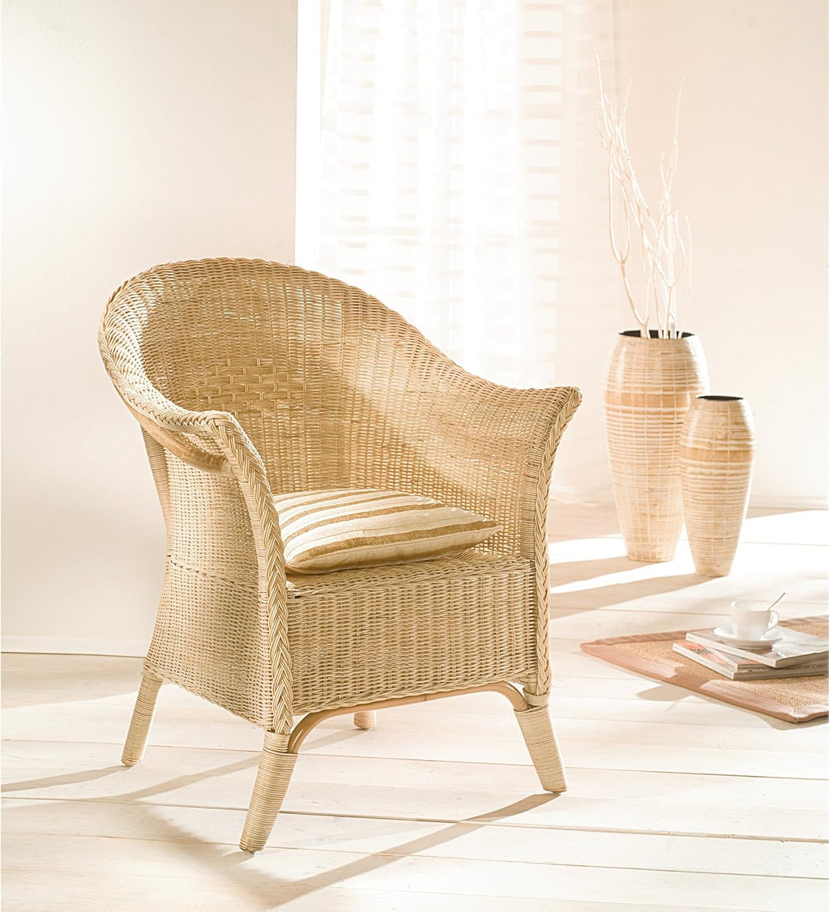 Sillón de ratán Cosy de FRANK FLECHTWAREN