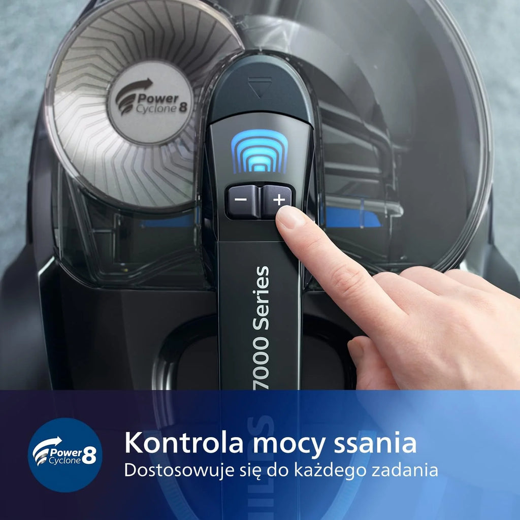 Philips PowerPro Expert Odkurzacz Bezworkowy serii 7000, PowerCyclone 8