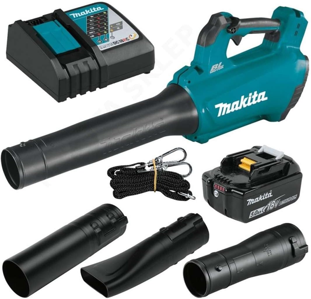 Soplador de hojas DUB184RT + 1 batería de iones de litio de 18V 5Ah