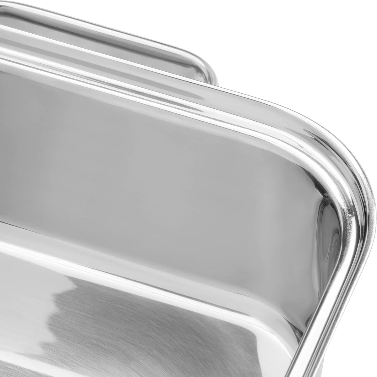 WMF Vitalis Aroma Vaporera, rustidera de inducción, 41x27x10 cm, fuente para horno de 6,5 l, pinzas de servir, tapa de cristal con borde de silicona, termómetro, rejilla de cocción, olla de cocción lenta de acero inoxidable Cromargan sin revestimiento