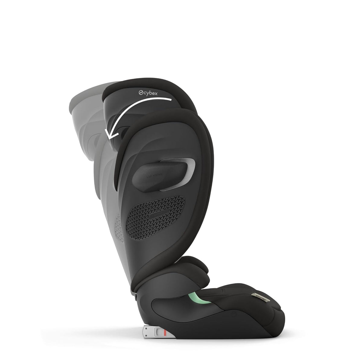 CYBEX Gold Silla de coche infantil Solution G i-Fix, para coches con y sin ISOFIX, desde aprox. 3 hasta 12 años (100 - 150 cm), desde aprox. 15 hasta 50 kg, Lava Grey