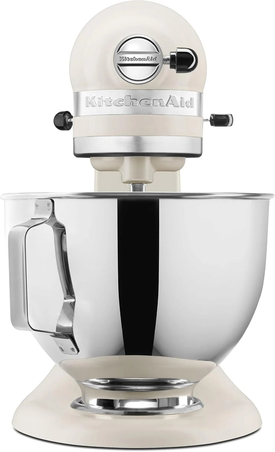 KitchenAid Classic robot kuchenny 4,3 l z obrotową głowicą, 10 stopni z łagodnym rozruchem, mieszadło płaskie, hak do zagniatania i trzepaczka, mieszadło planetarne, 59 punktów styku miski, kolor